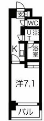 アスヴェル心斎橋東IIの物件間取画像